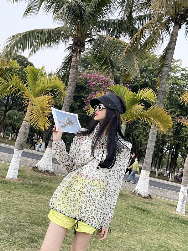 Original price 123.95! [bobo1972] Korean leopard print fashion sunscreen shirt 215026# ozq