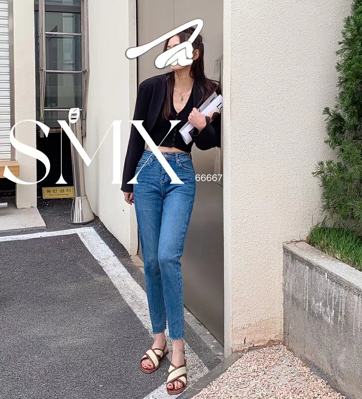 New year in early spring! [SMX] elastic Leggings versatile jeans 66665# XJ