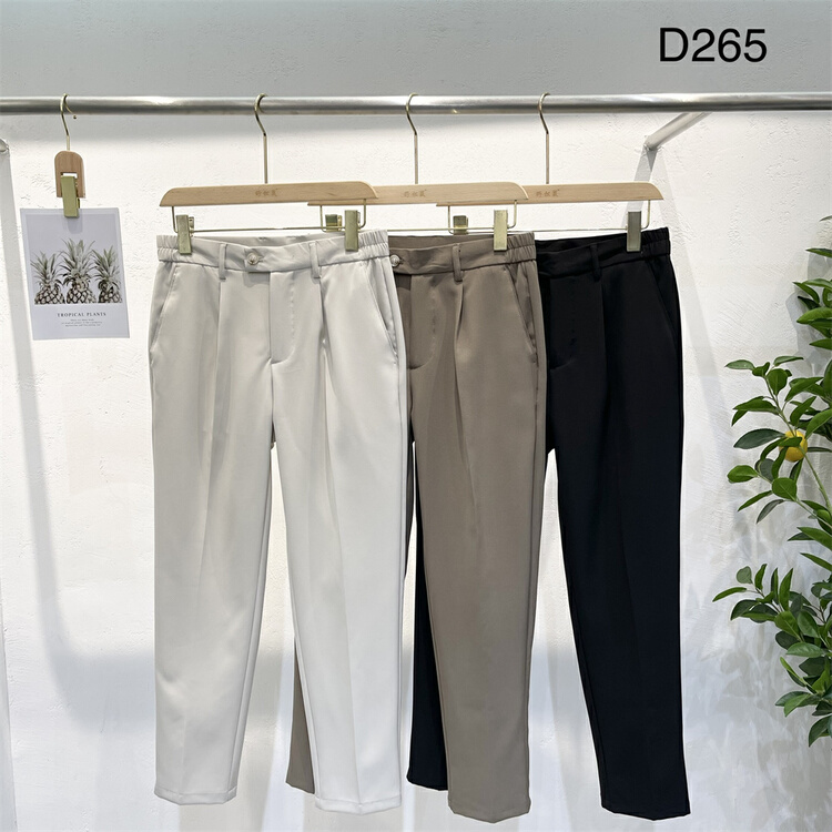 [wild squirrel] simple and versatile fashion solid color casual pants d265# ZZL