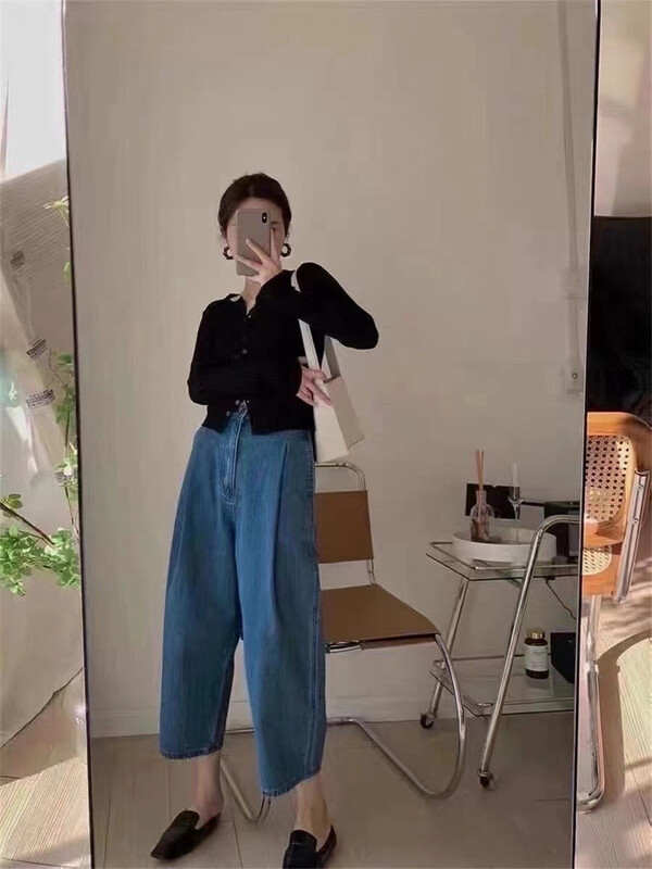 New in early summer! [cuvvi] fashionable Korean slim jeans 1518# LSL