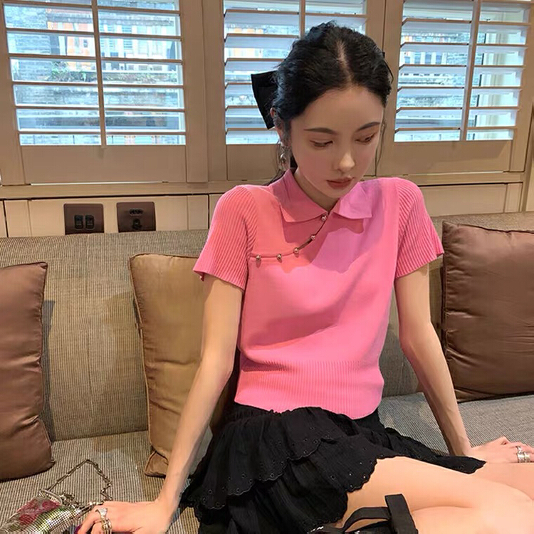 [Kiki studio] slim fit and versatile sweater 5880# hjy