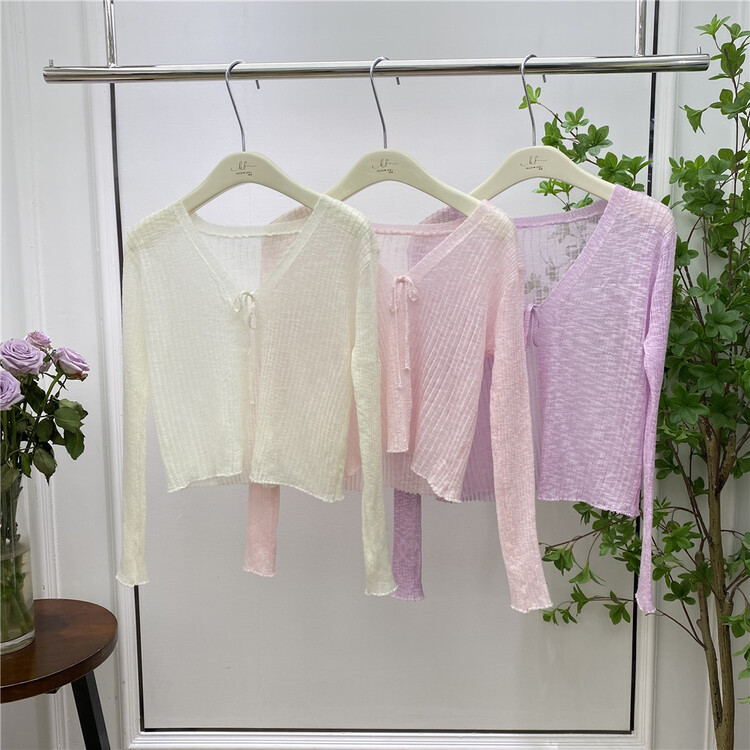 New in early summer! [kuose koser] simple V-neck versatile fit knit 205282# WPL