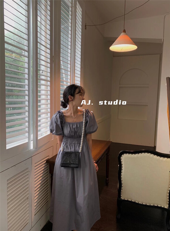 [AJ. Studio] fashion solid color medium length dress ys1-9232# ll