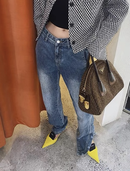 goods in stock! New year in early spring! [yhpi] Korean casual versatile jeans 2573# JJ