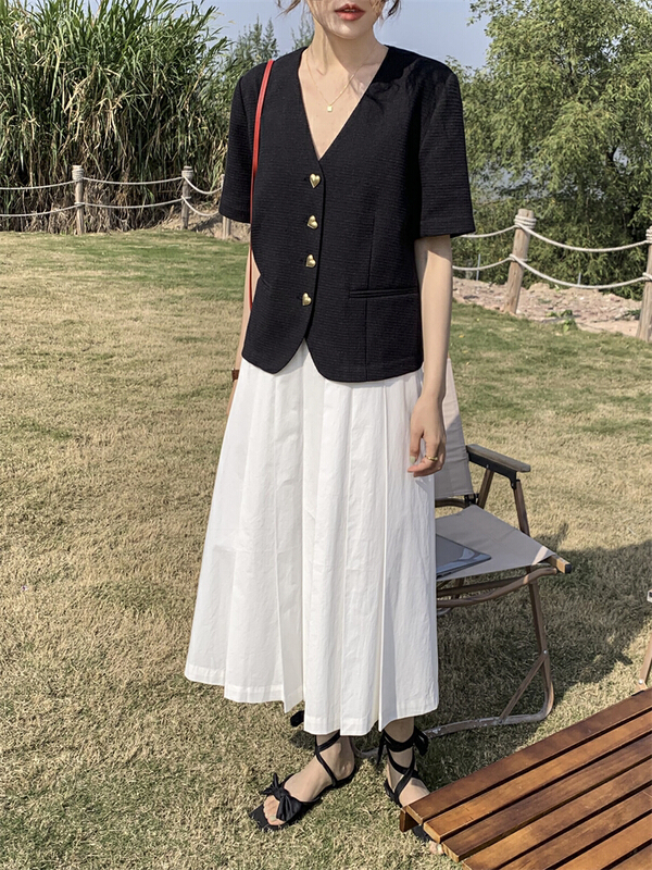[about me] fashion slim and versatile skirt 226002# cqw