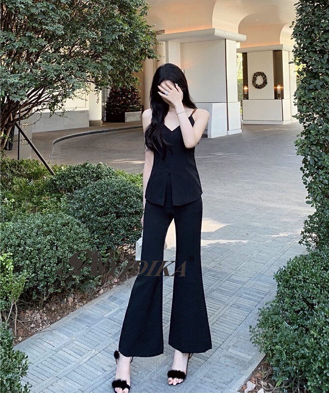 [aiyidika] slim fitting flare casual pants 659# JJ