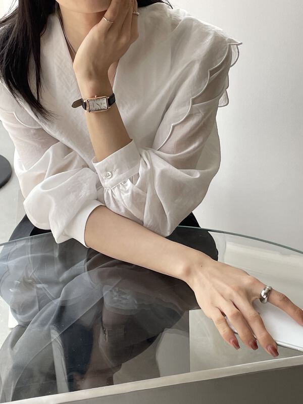 New year in early spring! [clean space] lady style Lapel single breasted shirt 31329# CLS