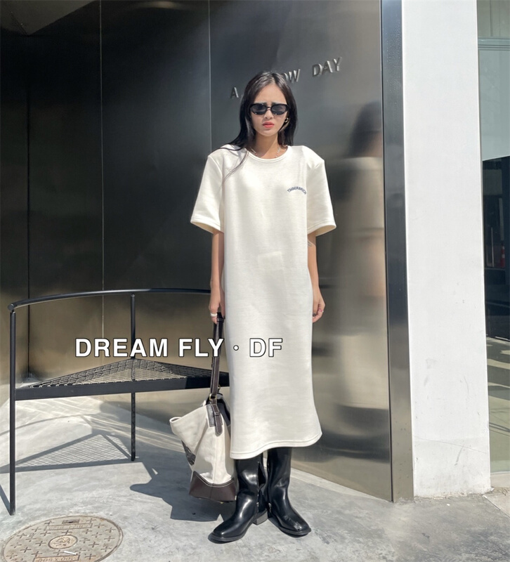New year in early spring! [dream fly] Korean medium length sweater dress 61037# XJ