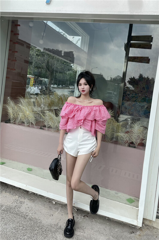 [so] high waist slim design drawstring casual shorts 1330# PCZ