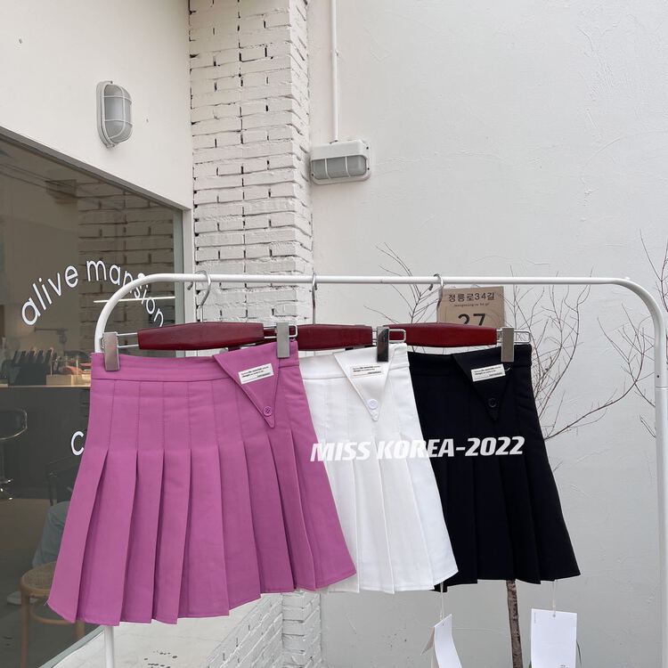 [Miss Korea] college pleated Korean skirt 6521# HBx