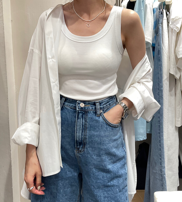 New in early summer! [X.C] Korean versatile elastic vest / sling 258# WPL