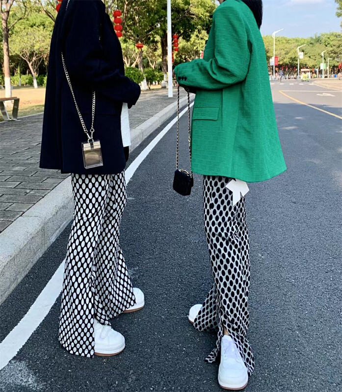 New year in early spring! [keep] Korean split casual pants 7756# WTT