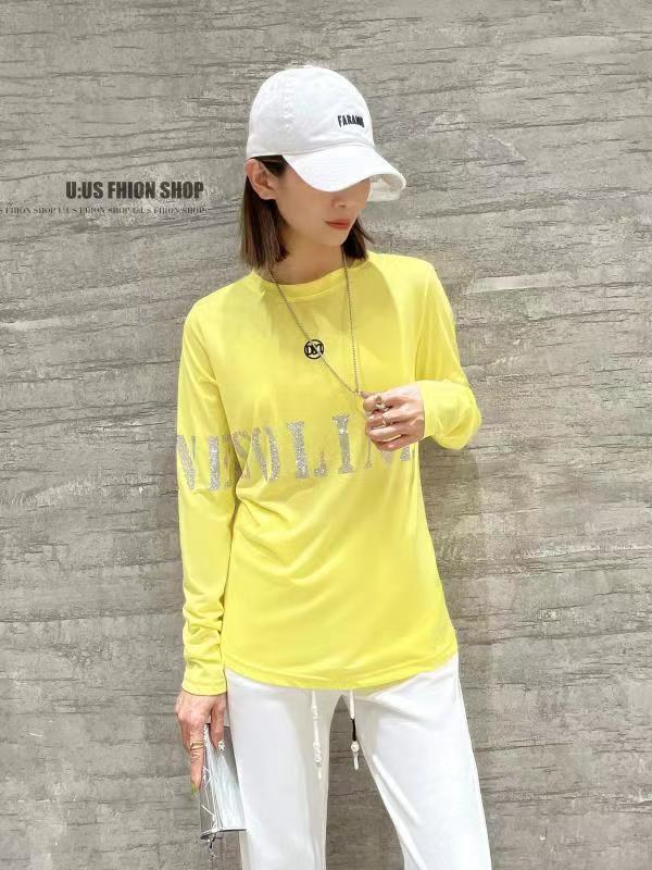 goods in stock! New year in early spring! [UUS] Korean letter Sequin design long sleeve T-shirt 22586# zyh
