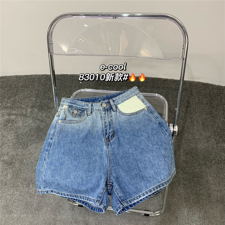 [clothes and jeans] casual gradient denim shorts 83010# hjy