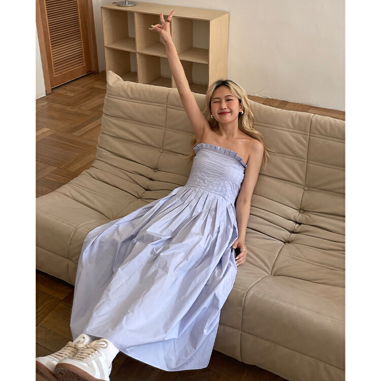 [FabI] sexy slim fit strapless dress 7191# XYJ