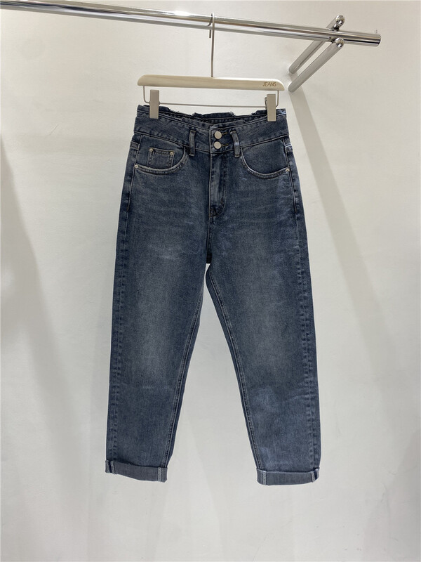 初夏上新!【AEPJEANS】港風復古百搭小腳牛仔褲  68029#  CSX