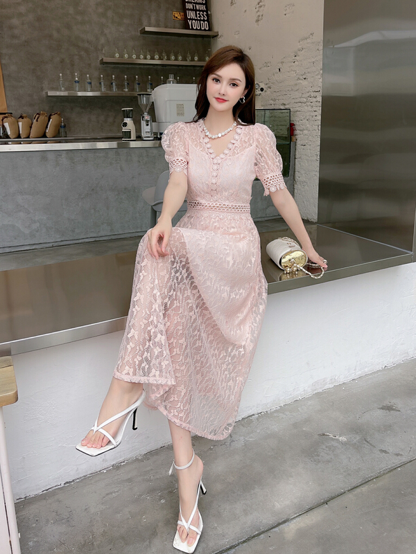 [Si Xuan] elegant lace dress 220372-1# JJ