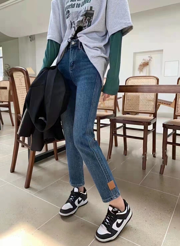 New year in early spring! [AI x2 jeans] basic versatile cigarette tube versatile jeans 3910# hjy
