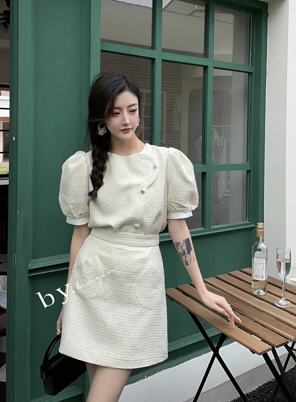 New year in early spring! [benyan] small fragrance versatile coat + slim skirt suit 9821# zxx