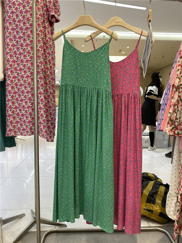 New in early summer! [FW] small fresh floral suspender dress 3662# WPL