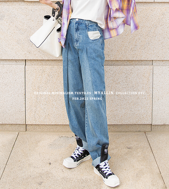 New year in early spring! [myallin] loose and fashionable Korean jeans 60002# ozq