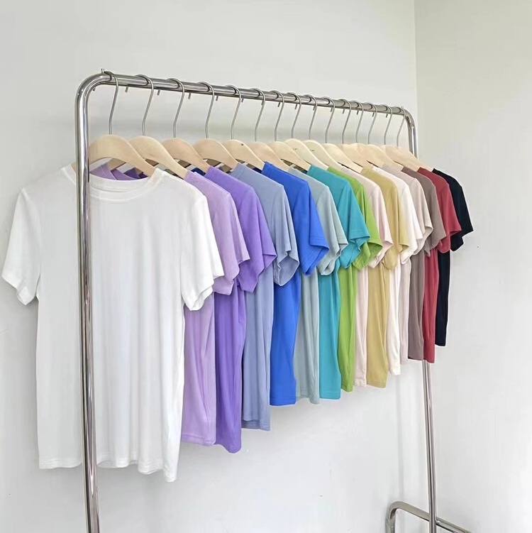 New in early summer! [miss LAN] basic round neck versatile short sleeve T-shirt 21159# XJ