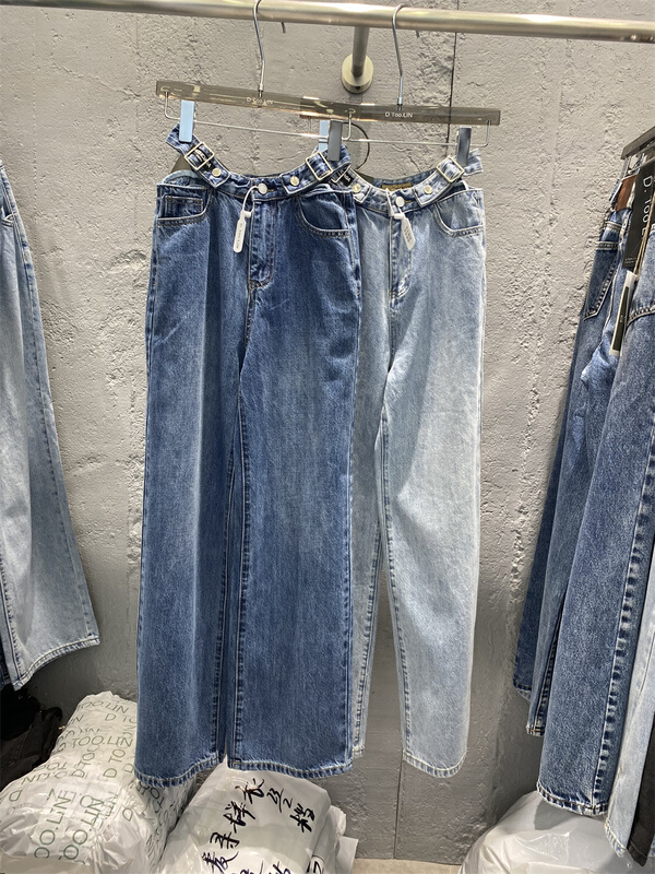New year in early spring! [dtoo. Lin] open waist Korean washed jeans hy217# ozq