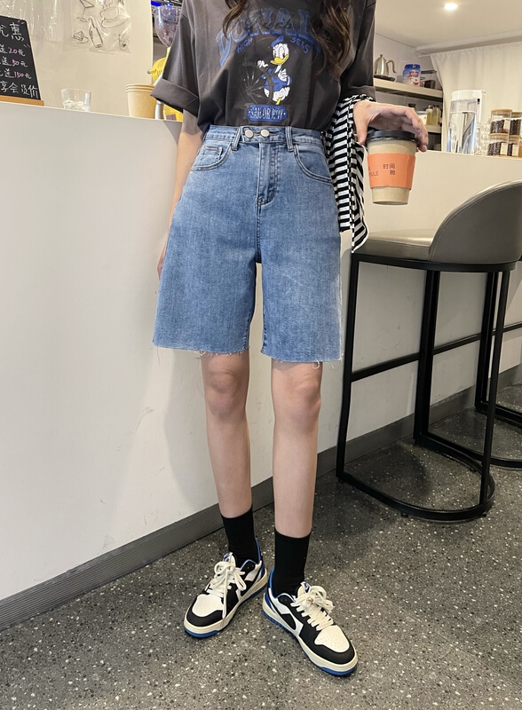 [Mi & Co Wu] Korean simple and versatile jeans t1211# hjy