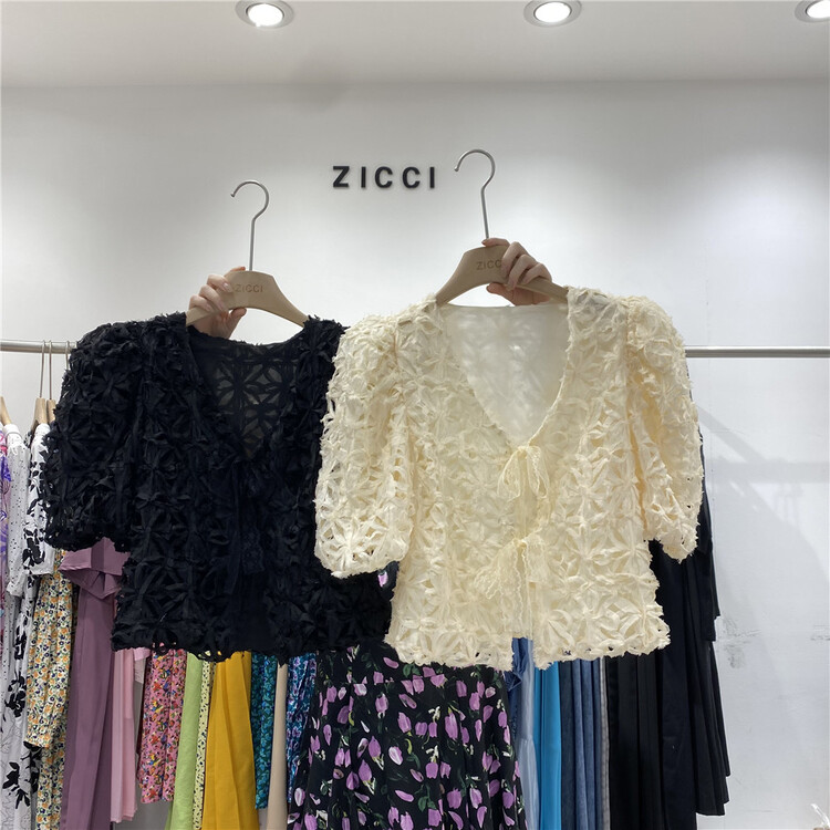 初夏新款!【ZICCI】韓系潮流設計感百搭小衫  8882#  LWY