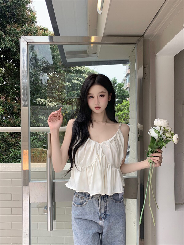 [Doudou family] sweetheart cream smart vest / sling 88296# CLS