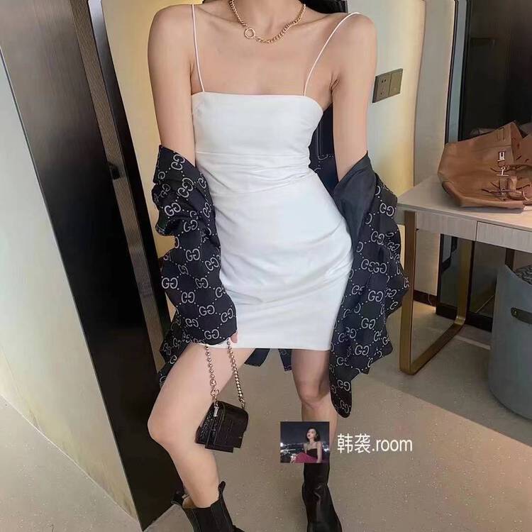 [Hb] hot girl suspender sexy dress 8155# QJY