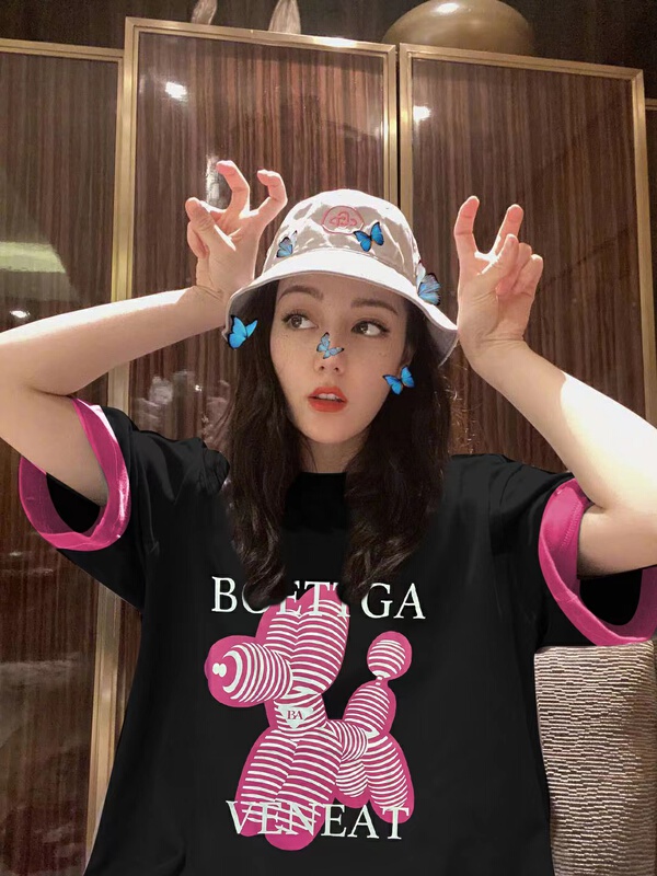 New in early summer! [Jin Han] zebra lettered printed loose short sleeve T-shirt 8799# ozq