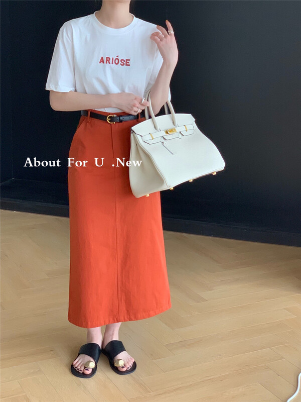 goods in stock! [about for u] fashion split and versatile skirt 66055# lwy
