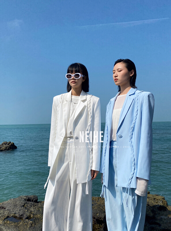 New year in early spring! [neihe] design sense solid color one button suit 11302# zxx
