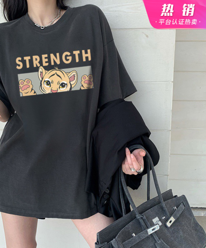 [wgwe] new design sense niche short sleeve T-shirt 1625# PCZ