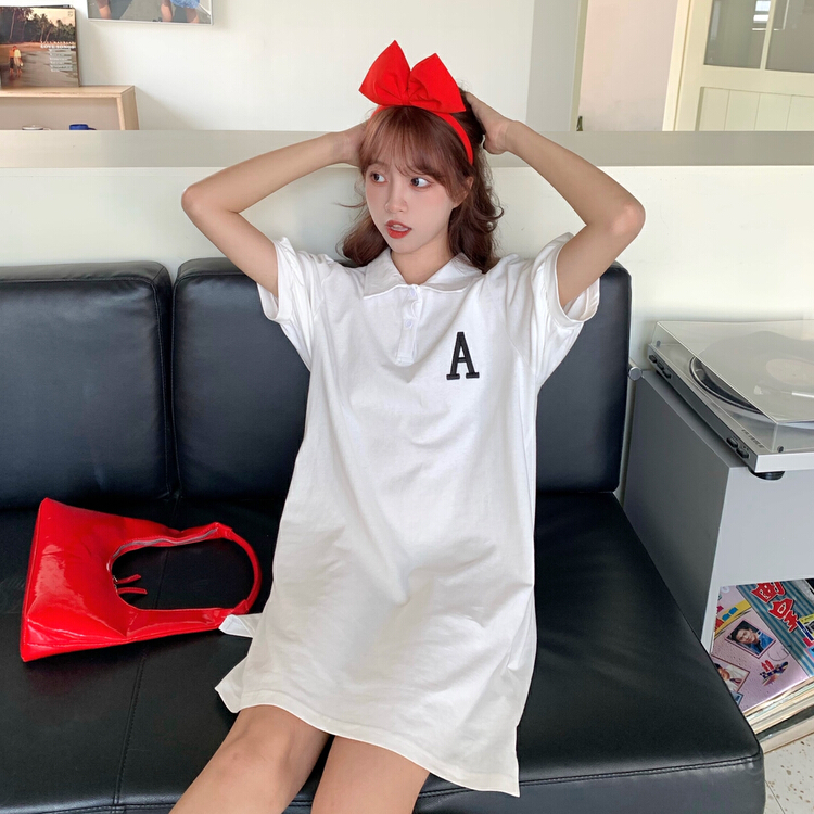 [ycnana] letter printed Korean slim dress ys1-83887\lsw
