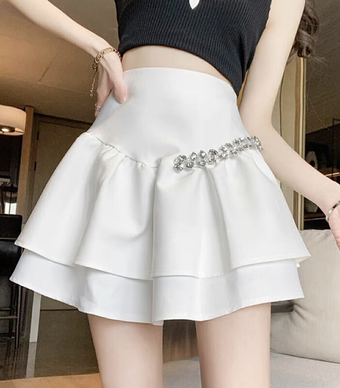 New in early summer! [love in clothes] high waist slim design skirt 6621# Cl