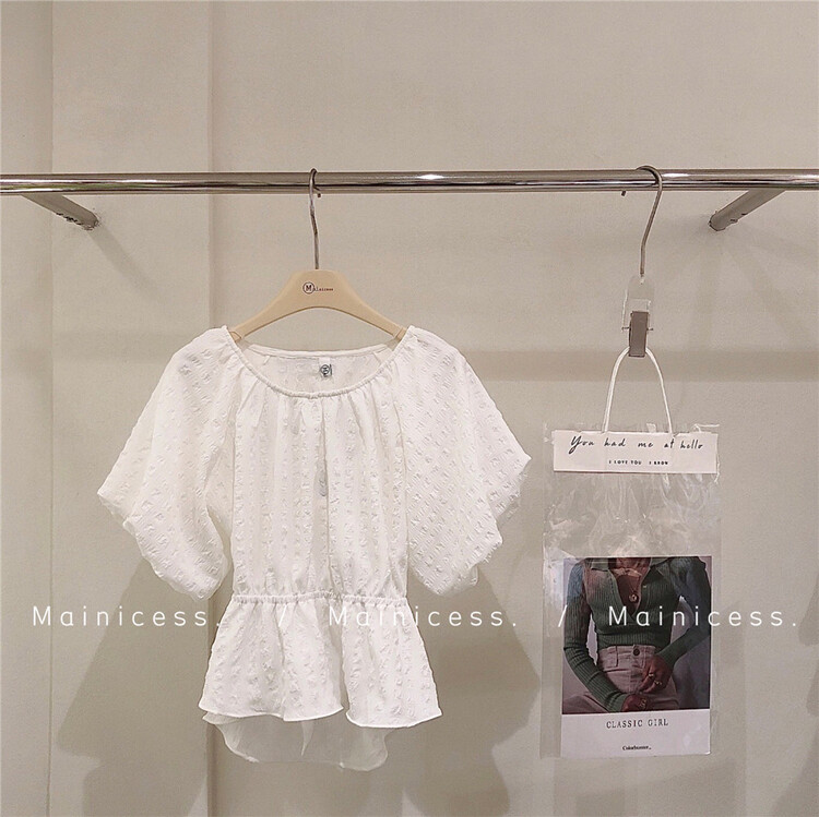 [mainicess] ladies temperament waist closing blouse (only selling blouses) ys1-3095# L
