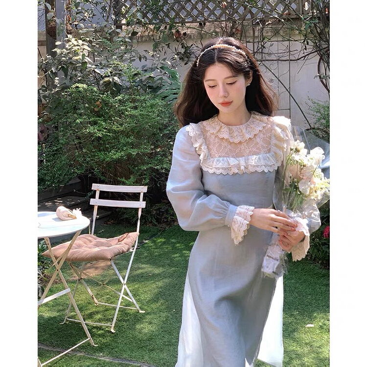New in early summer! [LML] French gentle age reducing dress 8780# ozq