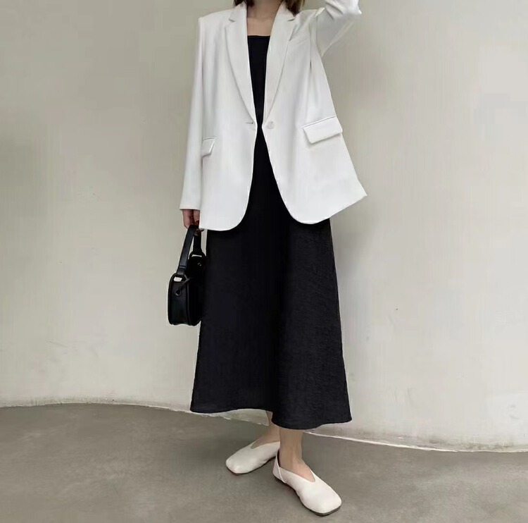 New in early summer! [Ken AI] simple texture suspender dress 1055# XJ
