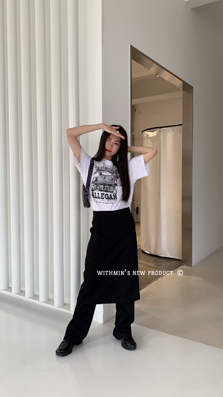 New year in early spring! [withmin] design two-piece skirt pants 4112# WTT