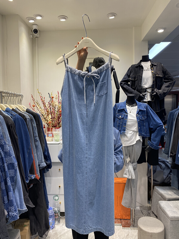 New year in early spring! [Dandan] Korean casual denim dress a6659# LSW