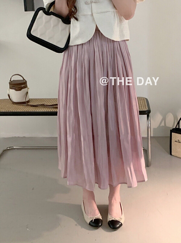 【THE DAY】鬆緊腰百搭時尚半身裙  8967#  LL