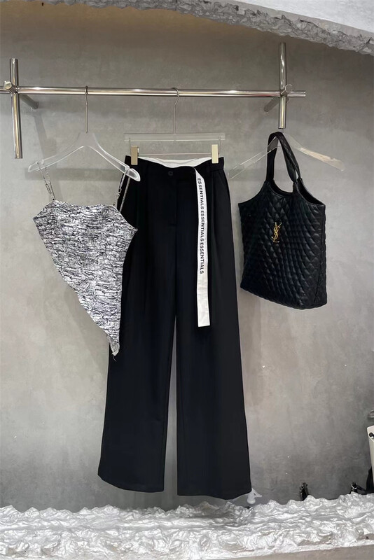 [naisha beard] Korean version solid color loose casual pants ys1-6183# CLS