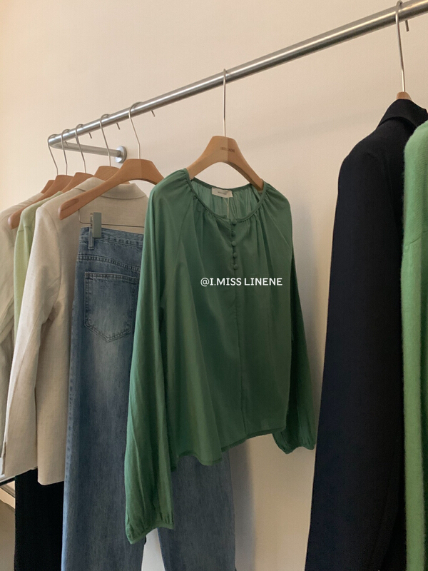 New year in early spring! [Imiss] simple crew neck pullover shirt cx6226# LSW