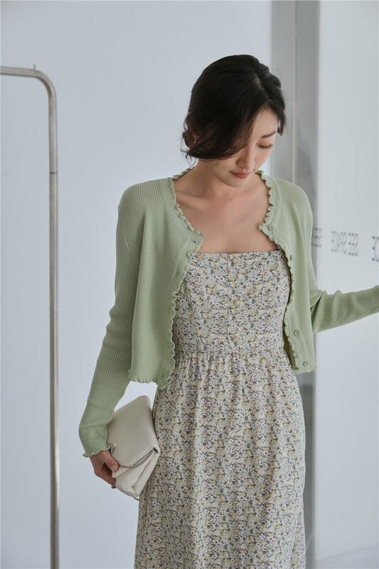 goods in stock! New in early summer! [Ziyuan] fresh and gentle wind wood ear knitted cardigan ys1-8620# zxx