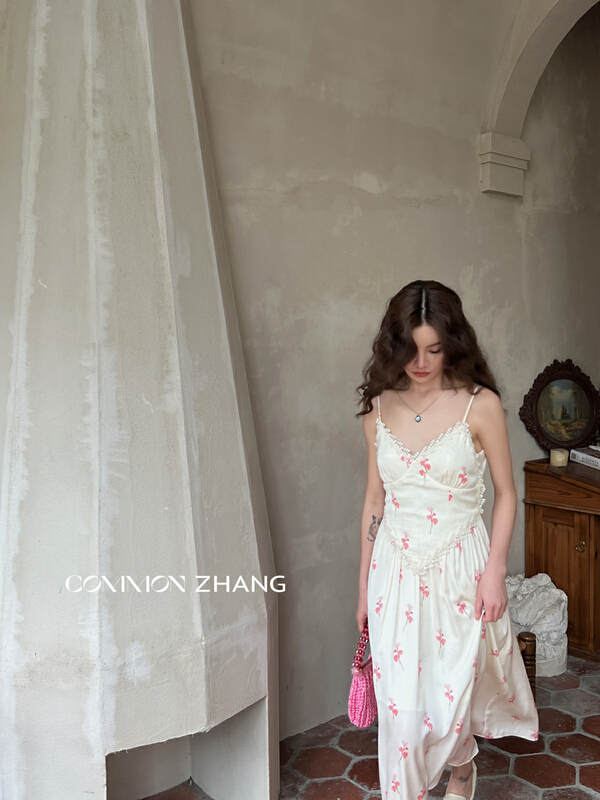 goods in stock! [CZ Zhang] French elegant suspender dress 62011# XYJ