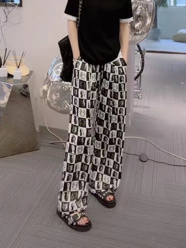 [mozr] wide leg loose fit casual pants 7006# XYJ