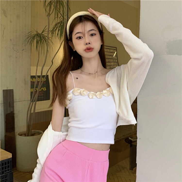 New year in early spring! [Feimao Philippine cat] fashionable three-dimensional flower vest ym-9662\lsl
