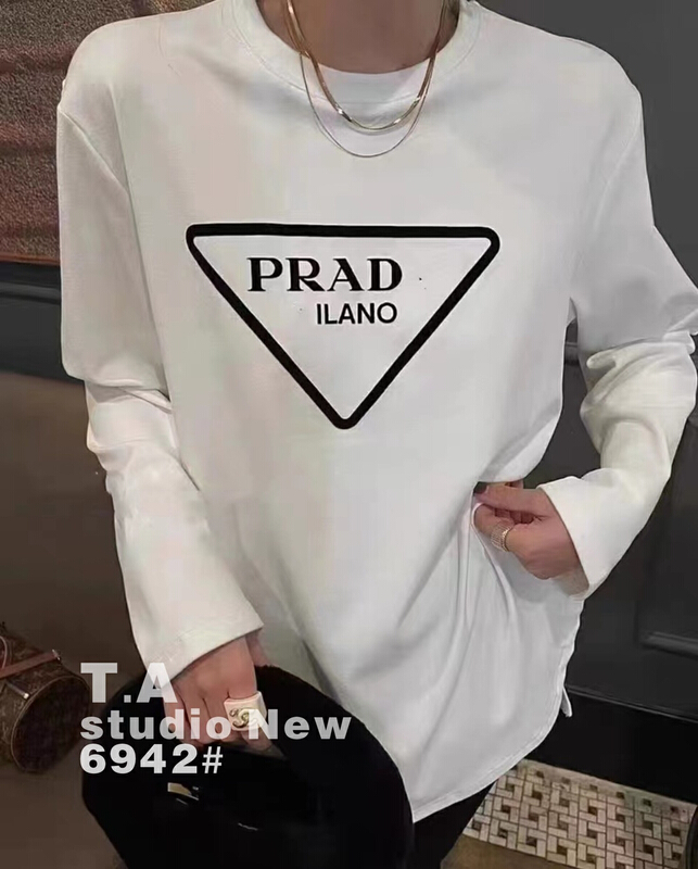 New year in early spring! [TA +] Korean round neck letter long sleeve T-shirt 6942# XYY